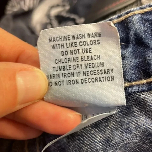 Lilu juniors denim shorts with flowers on them - Picture 8 of 10